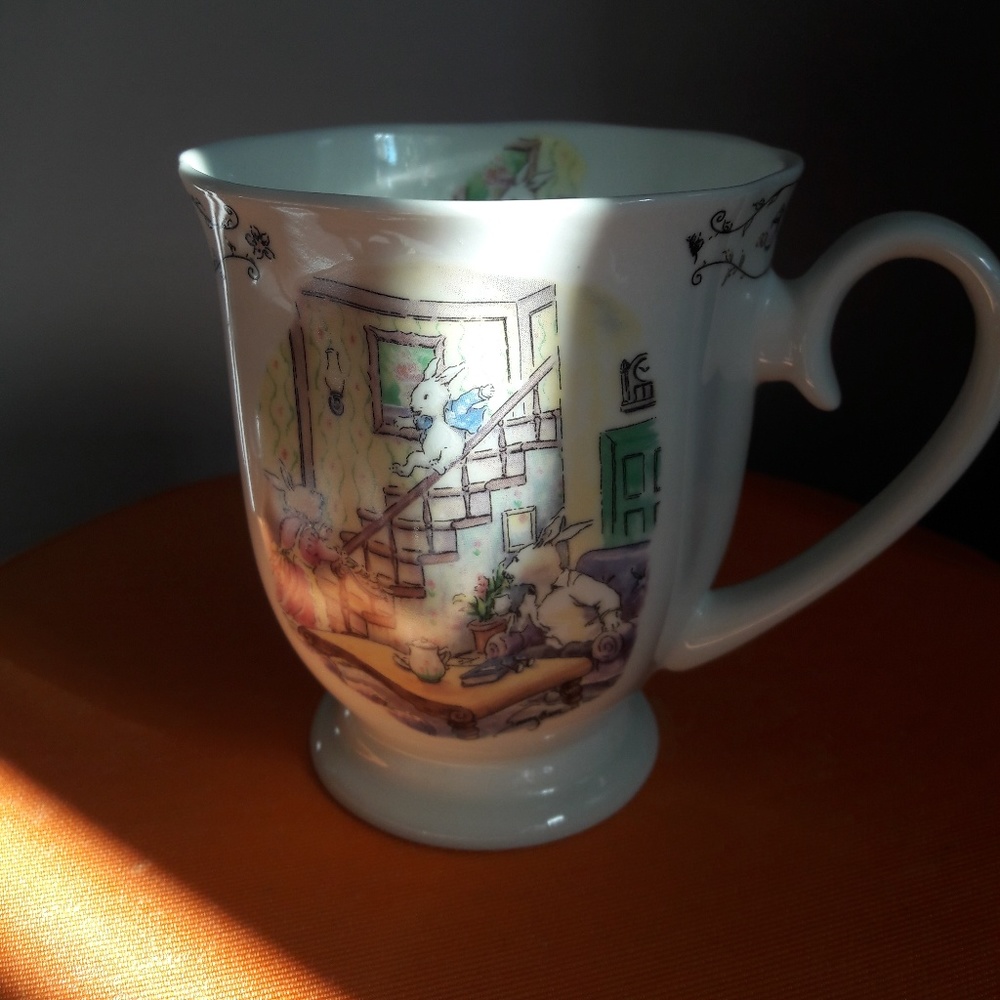 Coffee Mug Cup Rabbit Story New Bone China